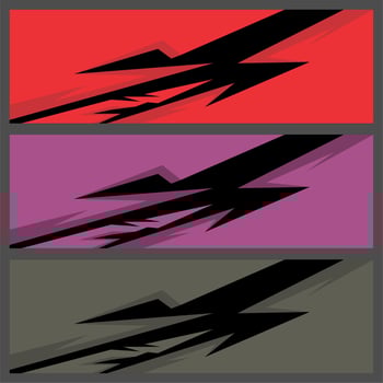 Stylish sports with geometric sharp shapes vector