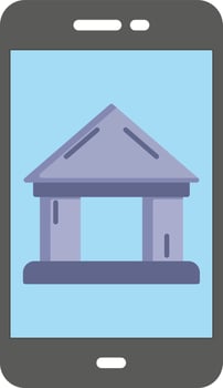 Online Banking Flat Icon vector