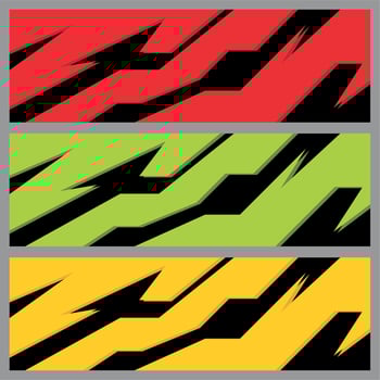 car decal wrap abstract vector