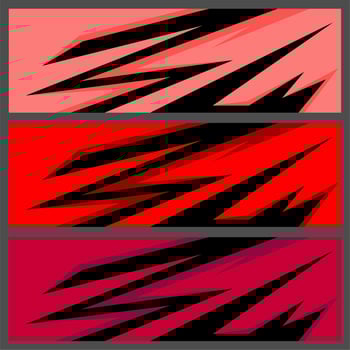 car decal wrap abstract vector