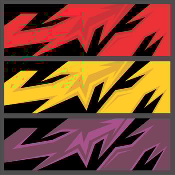 car decal wrap abstract vector