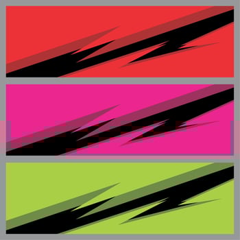 car decal wrap abstract vector