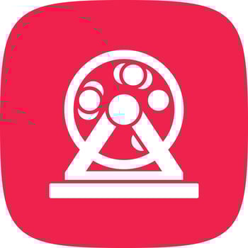 Bingo Glyph Round Corner vector