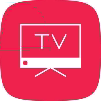 Tv Glyph Round Corner vector