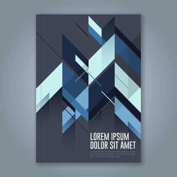 minimal geometric shapes design background for business annual report book cover brochure flyer poster vector