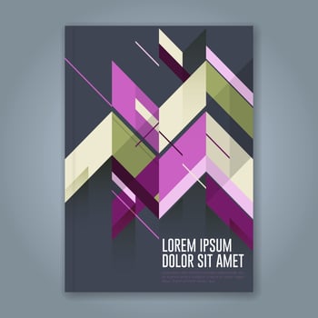 minimal geometric shapes design background for business annual report book cover brochure flyer poster vector