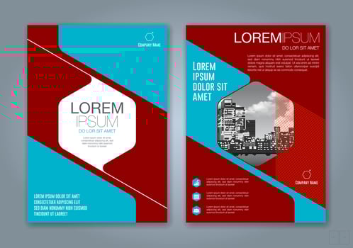 minimal geometric shapes design background for business annual report book cover brochure flyer poster vector