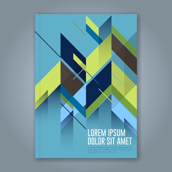 minimal geometric shapes design background for business annual report book cover brochure flyer poster vector