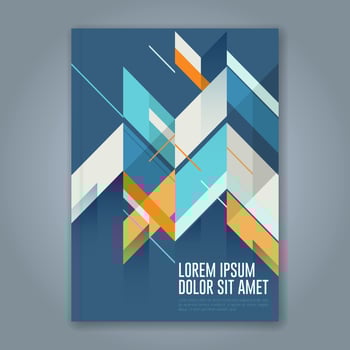 minimal geometric shapes design background for business annual report book cover brochure flyer poster vector