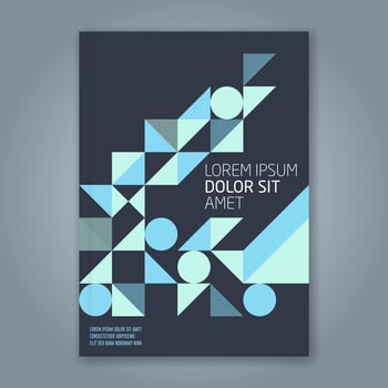 minimal geometric shapes design background for business annual report book cover brochure flyer poster vector