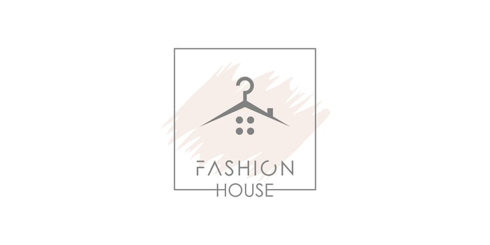 Fashion house icon vector logo design with creative unique fresh concept Premium Vector