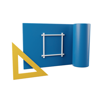 Blueprint 3D Illustration png