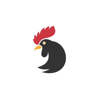 Chicken logo icon design vector