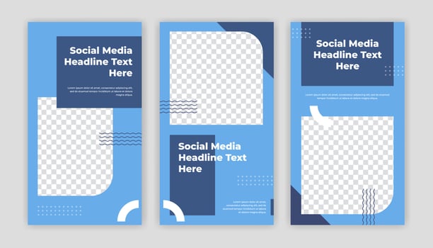Modern Social Media banner template can be edited. Anyone can use this design easily. Promotional web banners for social media. Elegant sale and discount promo - Vector. vector