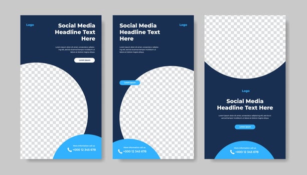 Modern Social Media banner template can be edited. Anyone can use this design easily. Promotional web banners for social media. Elegant sale and discount promo - Vector. vector
