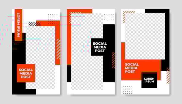 Modern Social Media banner template can be edited. Anyone can use this design easily. Promotional web banners for social media. Elegant sale and discount promo - Vector. vector