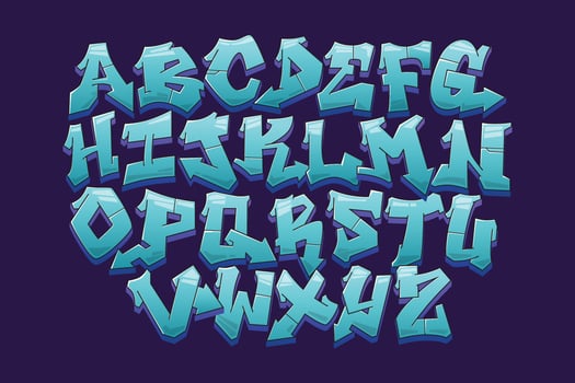 Vector Graffiti Letters