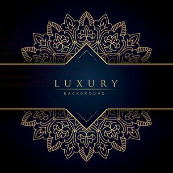Decorative royal mandala design. vector