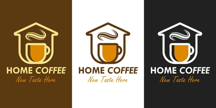 Coffee logo design. Logo template vector