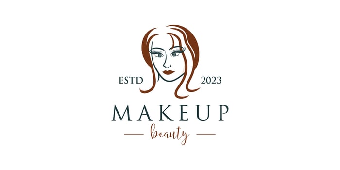 Beauty women logo design concept and beauty lashes extention concept vector