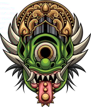 Indonesian Mask 1.5 vector