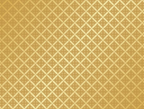Thai art and asian style luxury banner gold background pattern decoration for printing flyers poster web banner brochure and card concept vector illustration
