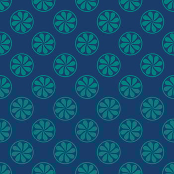 asian mandalas fabric pattern vector