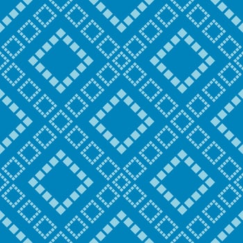 asian monochrome geometric floral fabric pattern vector