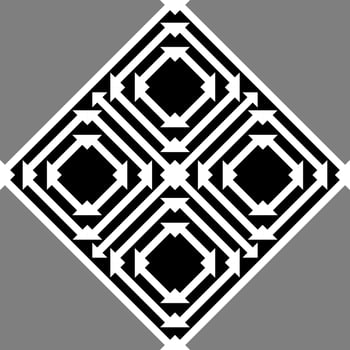black white asian geometric  for printing on fabric ,Other products on demand vector