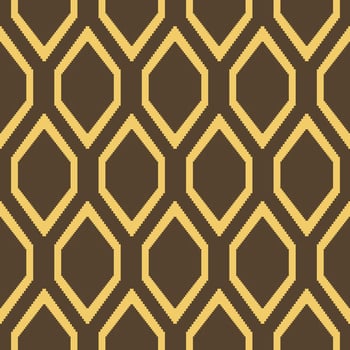 asian ikat geometric woven pattern vector
