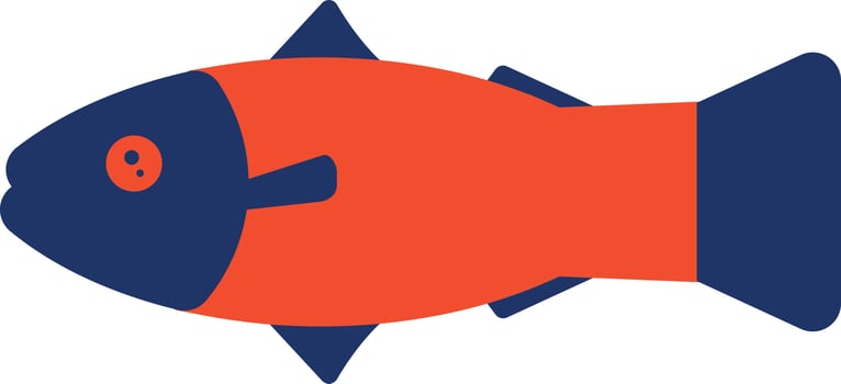 Salmon Color Icon vector