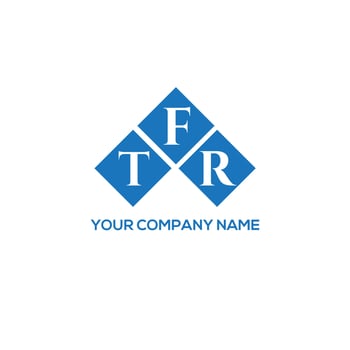 TFR letter logo design on WHITE background. TFR creative initials letter logo concept. TFR letter design. vector