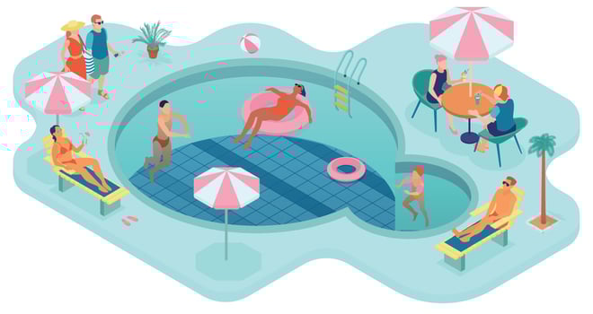 Summer Vacation Concept vector