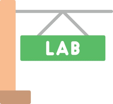 Laboratory Flat Icon vector
