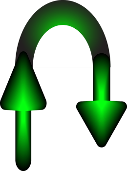 Arrows button pointer direction for decorative png