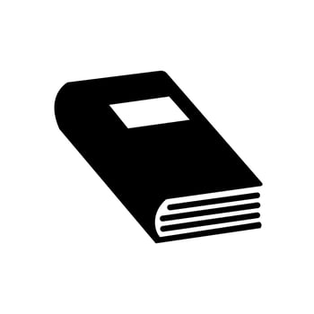 book illustration in trendy flat style vector