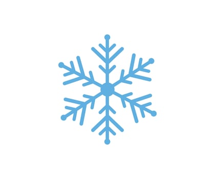 Snowflakes Logo Symbol Icon Ornament Decorations Stock Vector - Illustration of Christmas, symbol