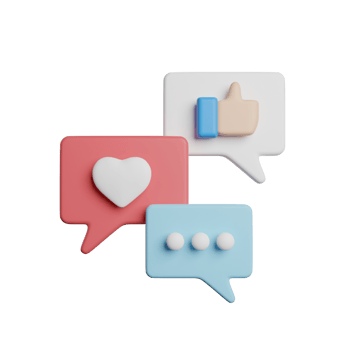 Like Love Comment png