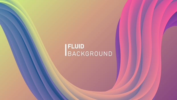 Modern colorful fluid background vector