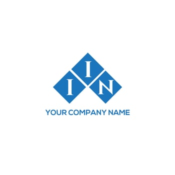 IIN letter logo design on WHITE background. IIN creative initials letter logo concept. IIN letter design. vector