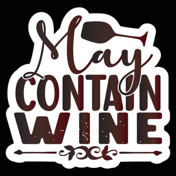 Best Of Wine Sticker Design And Download Vector File.