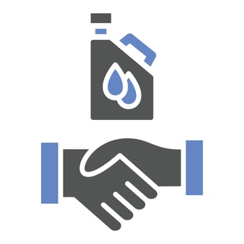 Deal Icon Style vector