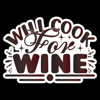 Best Of Wine Sticker Design And Download Vector File.