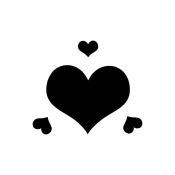 Love symbol icon, love symbol vector. logo simple design vector