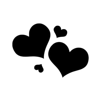 Love symbol icon, love symbol vector. logo simple design vector