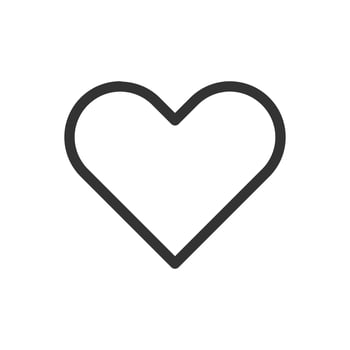 Love symbol icon, love symbol vector. logo simple design vector