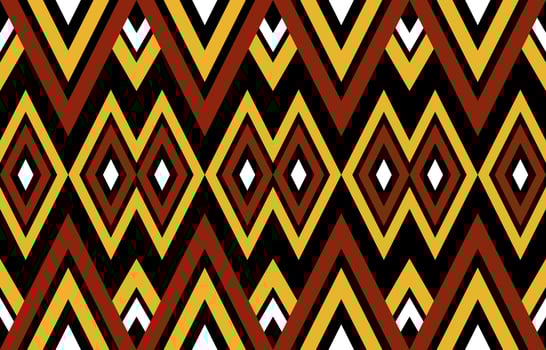 Geometric ethnic seamless pattern. Traditional tribal style. Design for background,illustration,texture,fabric,wallpaper,scarf,carpet,clothing,wrapping,embroidery. vector