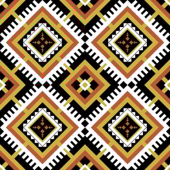geometric ethnic seamless pattern. Traditional tribal style. Design for background,illustration,texture,fabric,batik,wallpaper,carpet,clothing,embroidery. vector