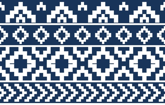 Geometric ethnic seamless pattern. Traditional tribal style. Design for background,illustration,texture,fabric,wallpaper,clothing,carpet,sarong,batik,embroidery vector