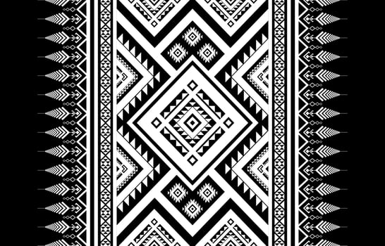 Geometric ethnic seamless pattern. Traditional tribal style. Design for background,illustration,texture,fabric,wallpaper,clothing,carpet,batik,embroidery vector